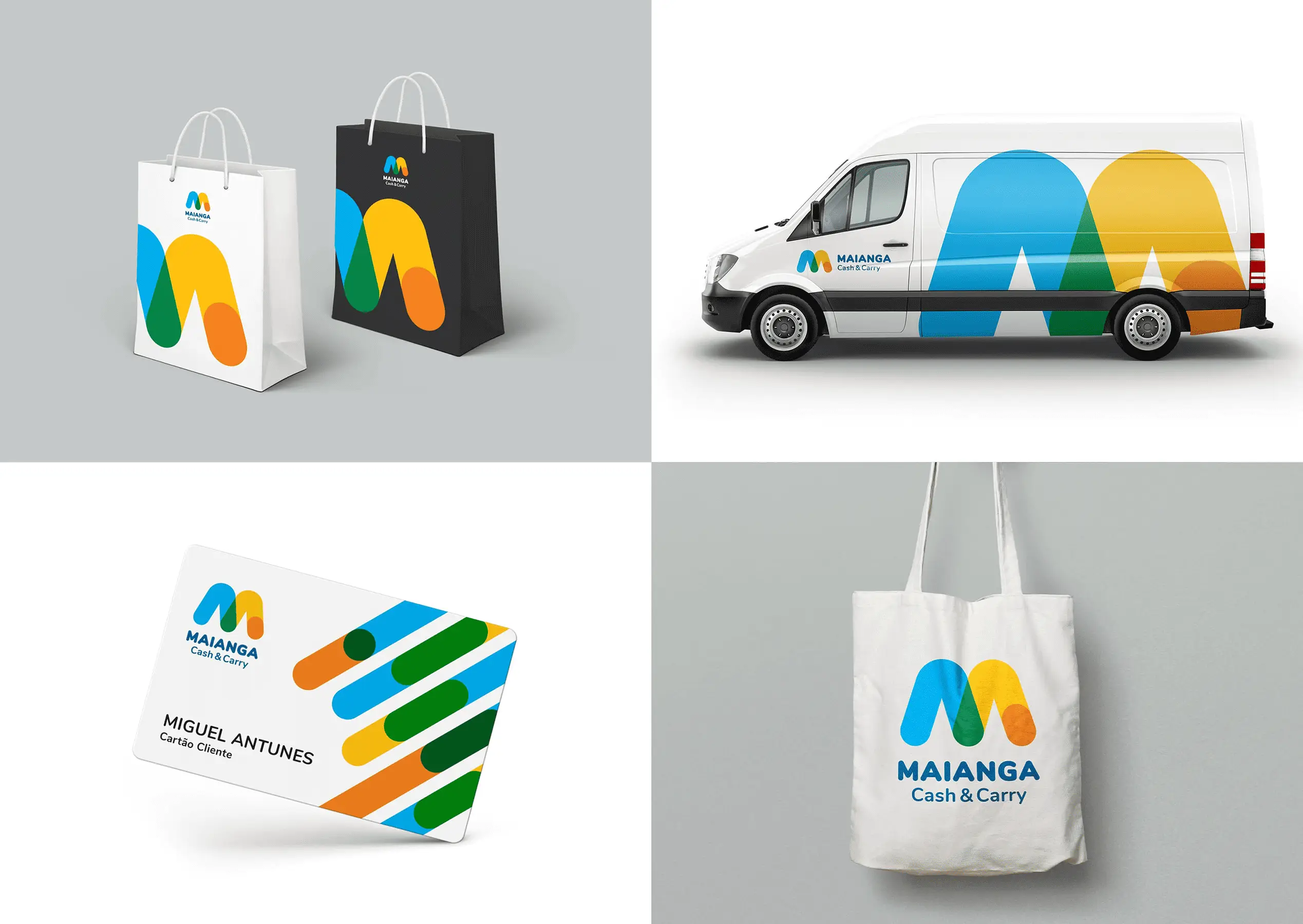 Identidade visual Maianga Cash & Carry